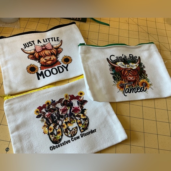 no brand Handbags - Handcrafted Lot of three bags with fresh pressed transfers!